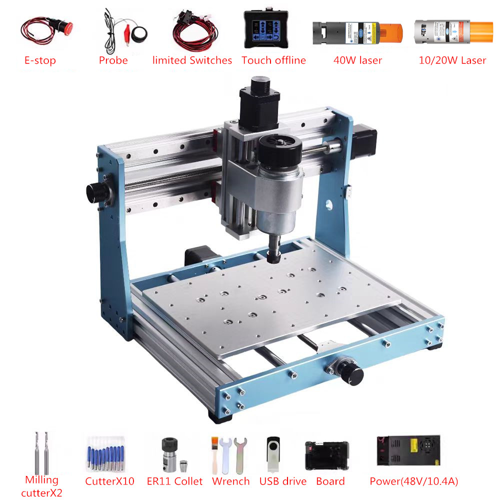 Mini Laser Engraver Cnc Router - Mini Router CNC Full Metal 3020