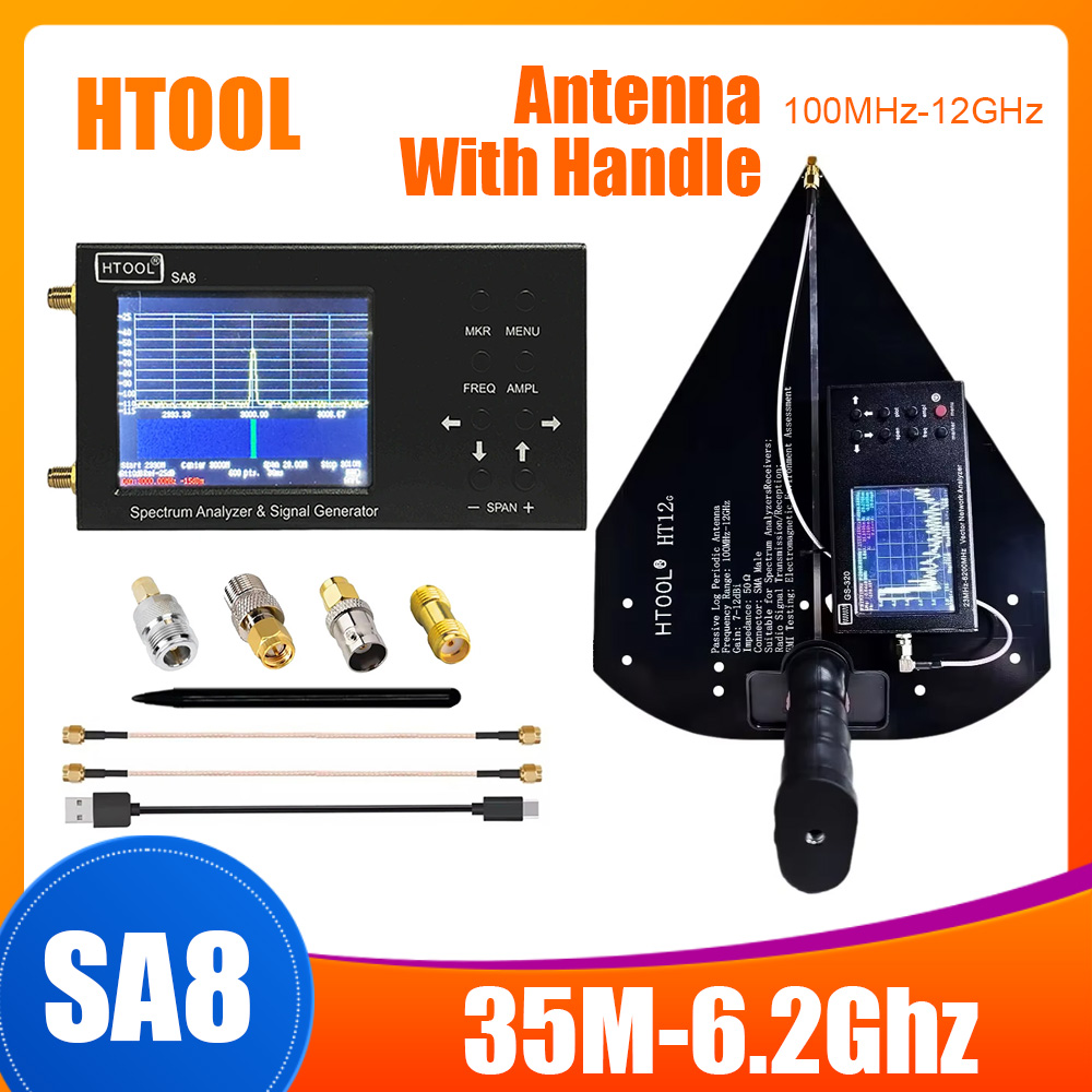 Signal Generator Spectrum Analyzer - Analizzatore di spettro HTOOL SA8 Generatore
