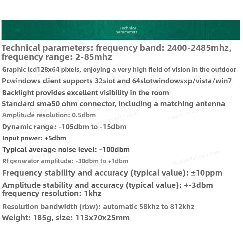 Signal Generator Spectrum Analyzer - Generatore di segnale RF Explorer portatile