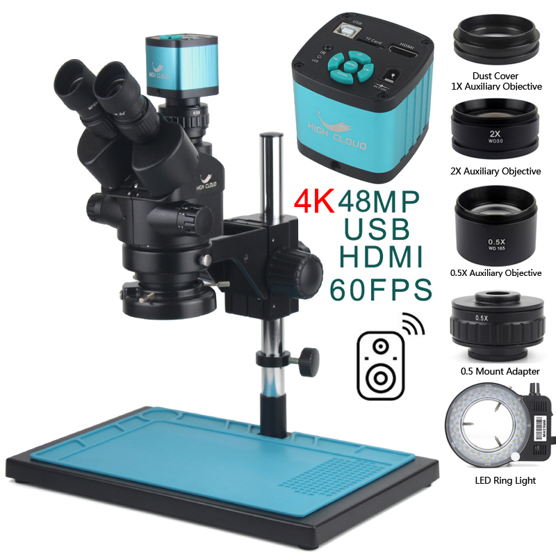 Microscopio trinoculare stereo - Stereo Trinocular Microscope Pcb recensione e prezzo