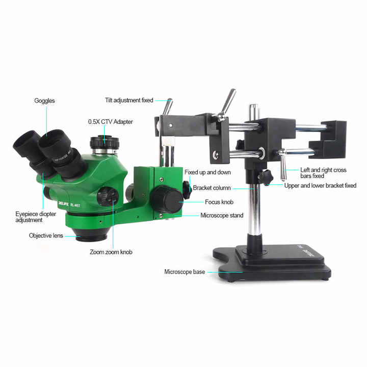 Microscopio Stereo Trinoculare - Stereo Trinocular Microscope Pcb recensione e prezzo