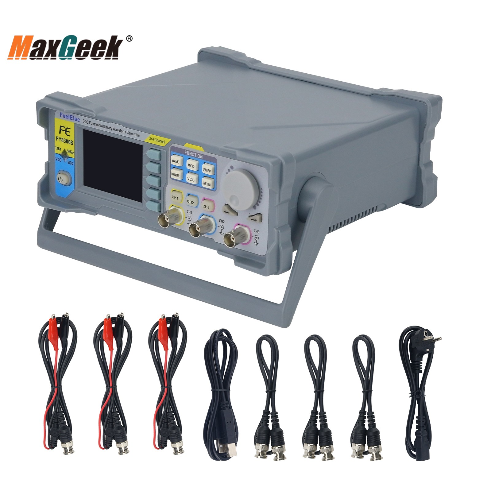 Maxgeek FY8300S-20M 20MHz 40MH - Function Arbitrary Waveform Generator recensione e prezzo