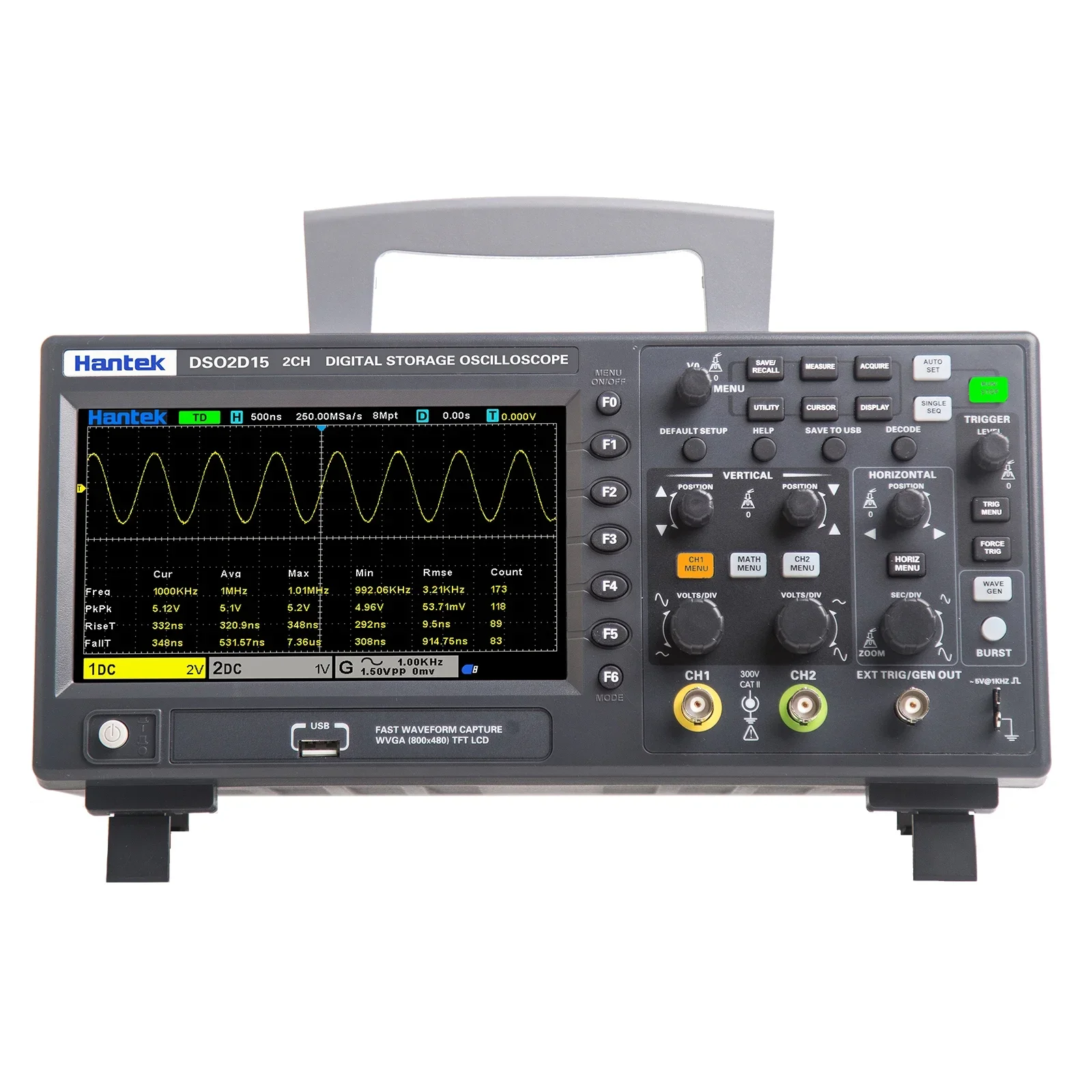 Oscilloscopio Digitale a Doppi - Digital Storage Oscilloscope 100Mhz recensione e prezzo