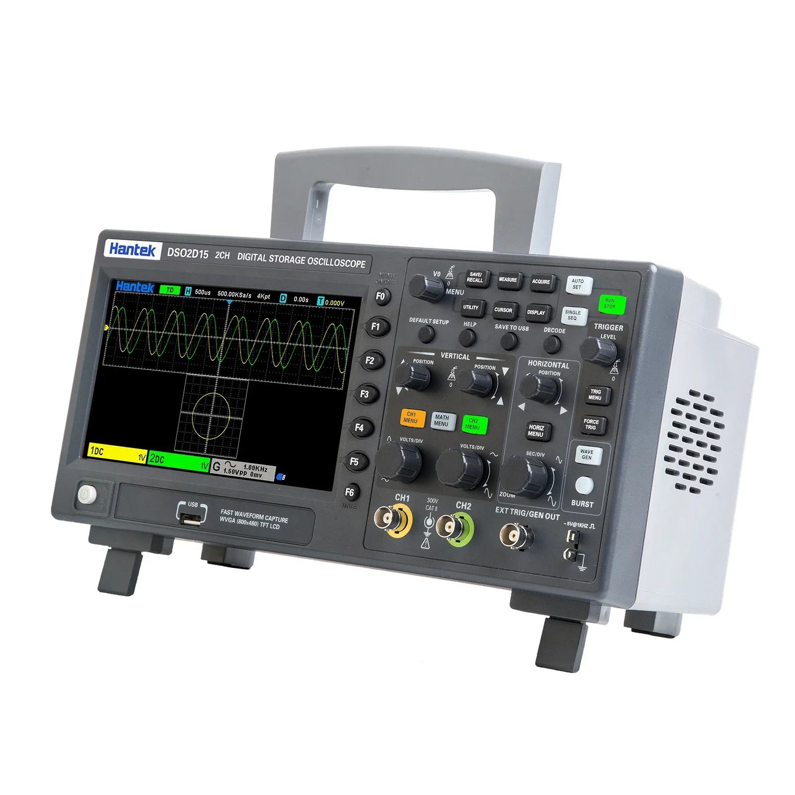 Oscilloscopio Digitale a Doppi - Digital Storage Oscilloscope 100Mhz recensione e prezzo