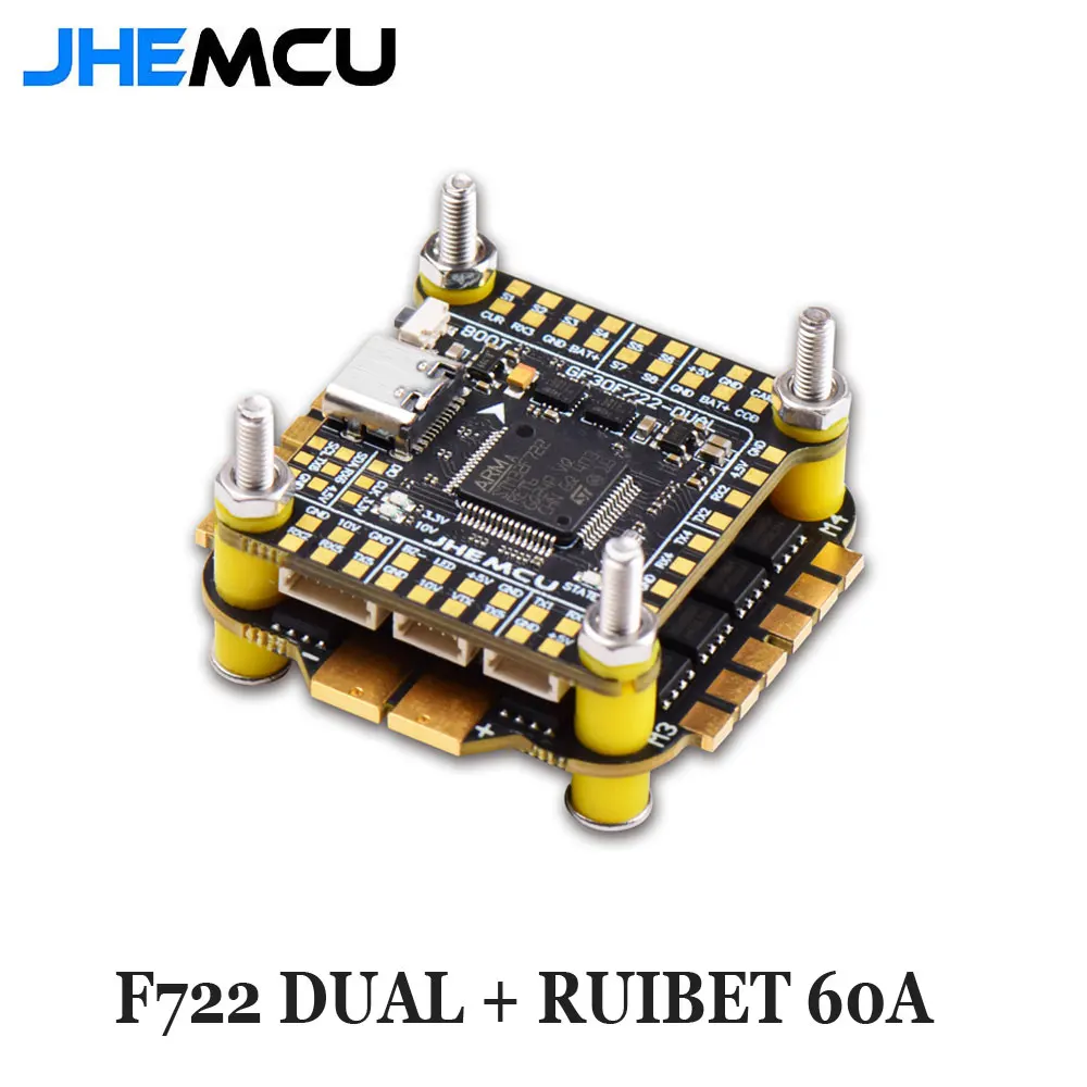 UniFlyJHEMCU F7 Stack F722 Dua - Fpv Flight Controller F7 Stack 60A recensione e prezzo