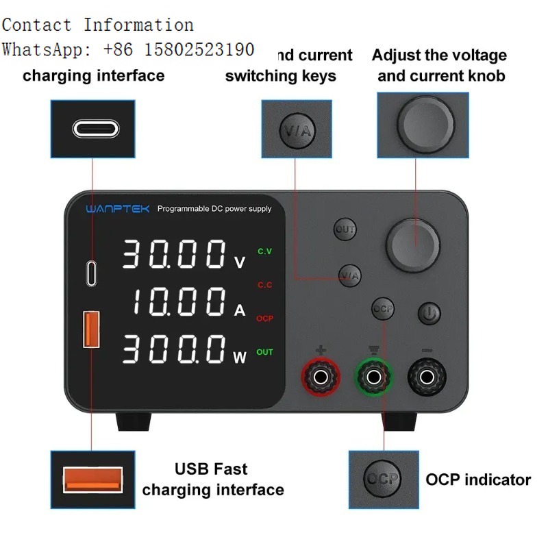 Alimentatore programmabile DC  - Programmable Dc Power Supply 30V 10A recensione e prezzo