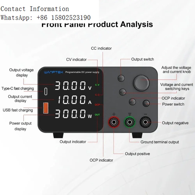 Alimentatore programmabile DC  - Programmable Dc Power Supply 30V 10A recensione e prezzo